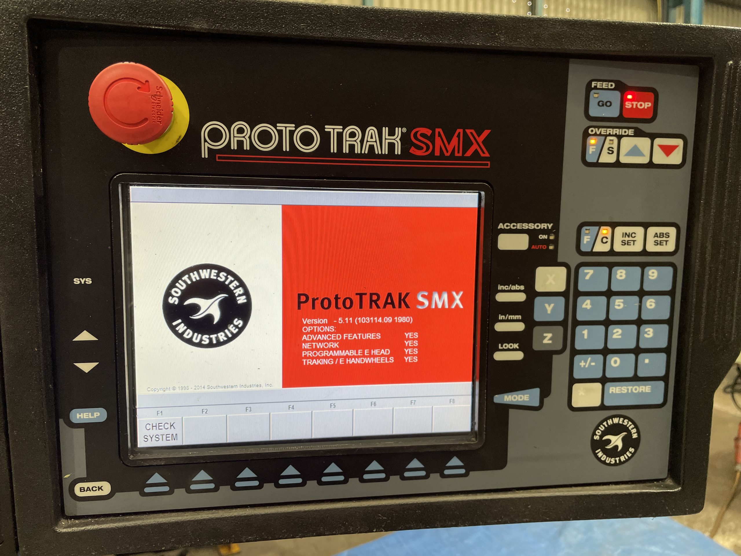 XYZ SMX 3500 CNC Bed Mill 2015 - Phil Geesin Machinery